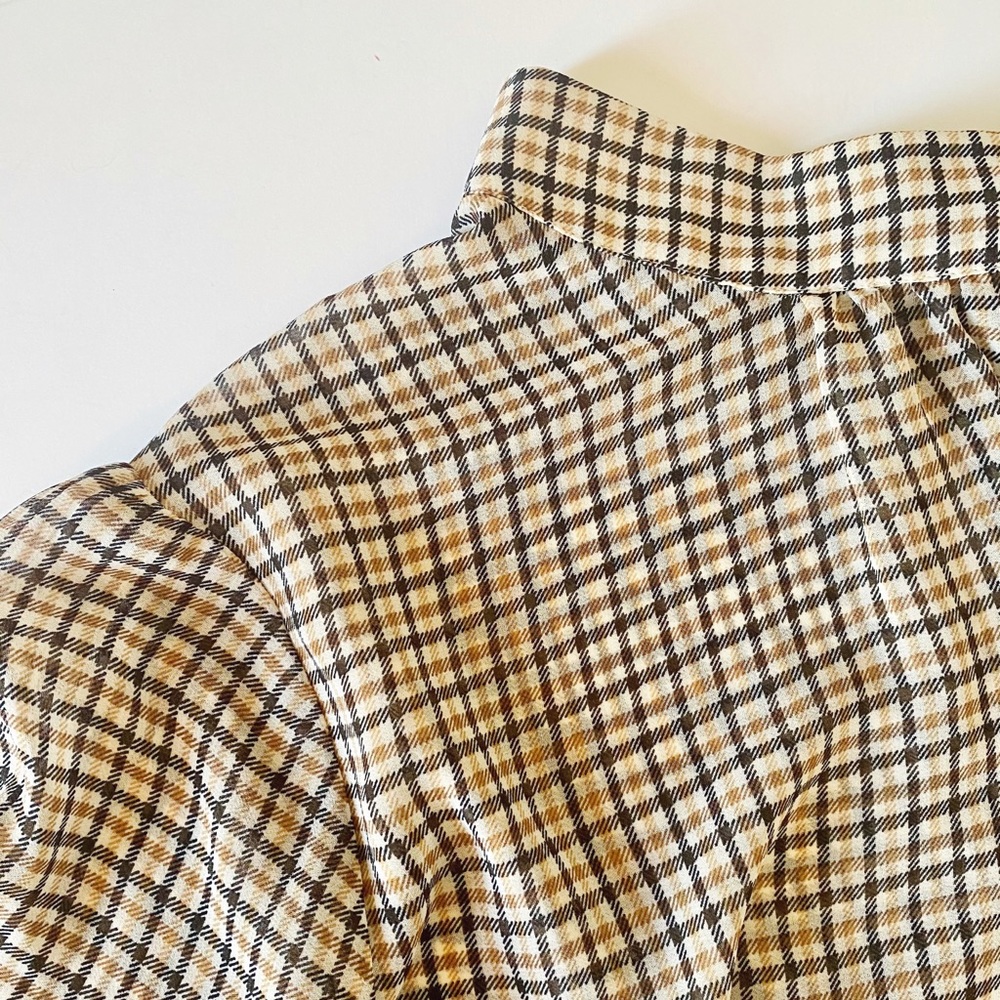 A New Day Checked Plaid Blouse